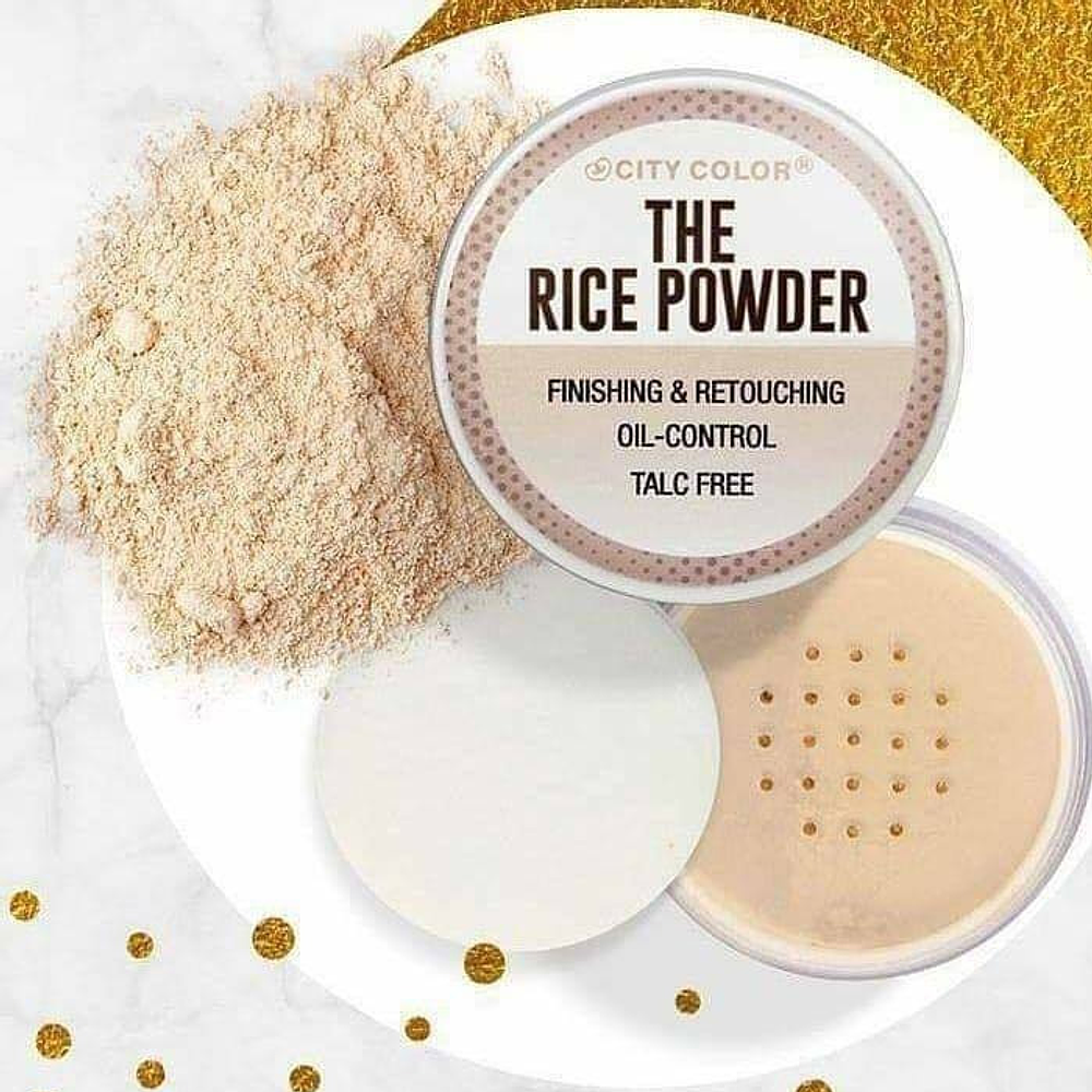 Polvo de arroz para fijar maquillaje - The Rice Powder