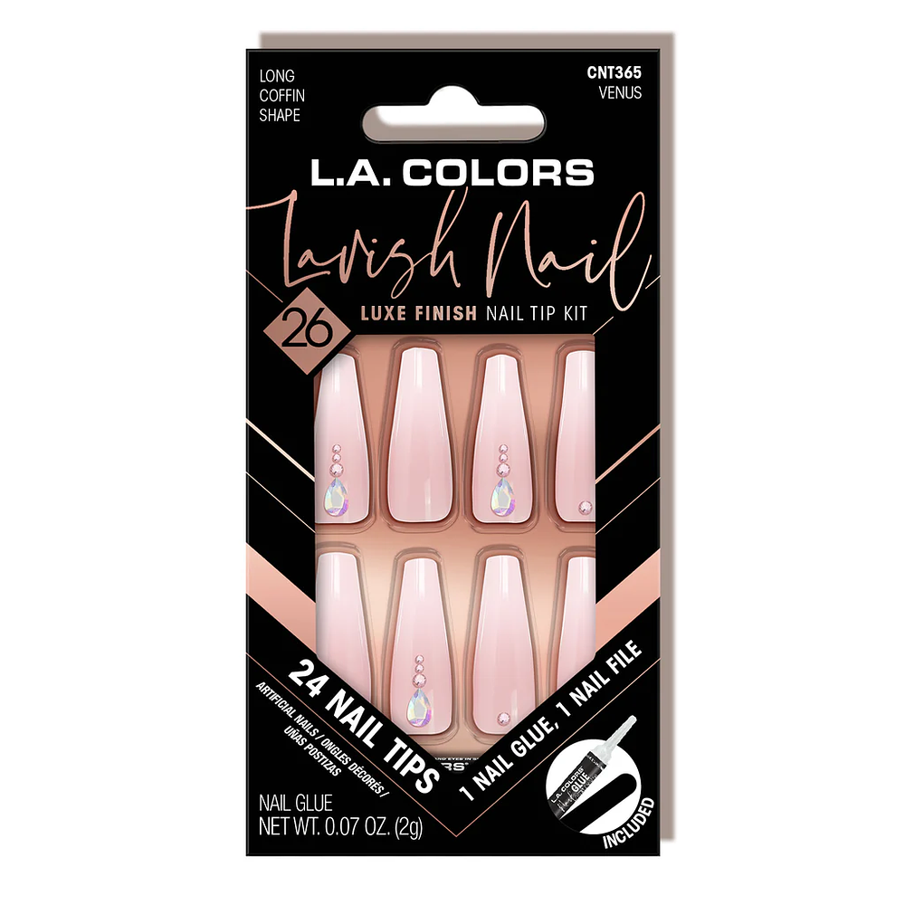 Kit de uñas postizas - Lavish Nail Luxe Finish Nail Tip Kit 