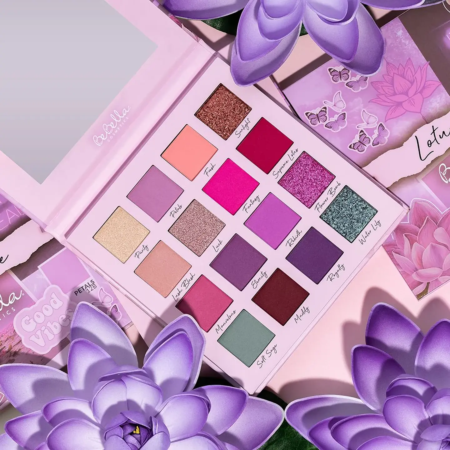 Paleta de Sombras Lotus Love - Be Bella 1