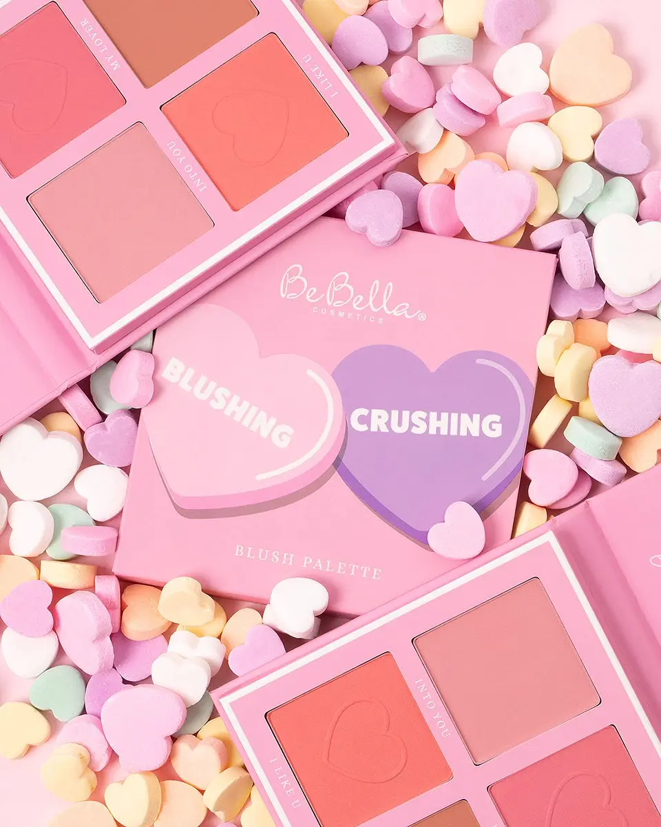 Paleta de Rubor Blushing & Crushing - Be Bella 1