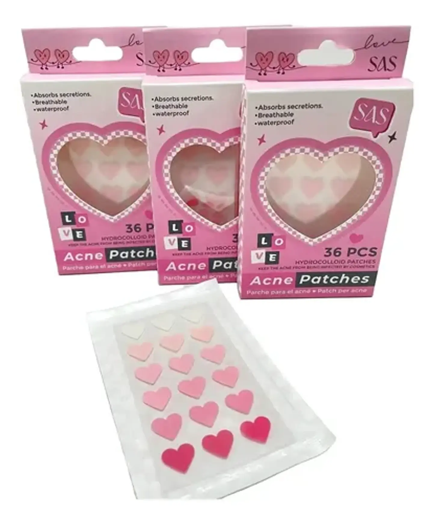 Acne Patches Love 36 pcs 3