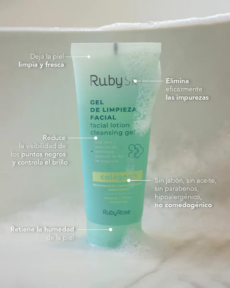 Gel de Limpieza Facial con Colágeno 1