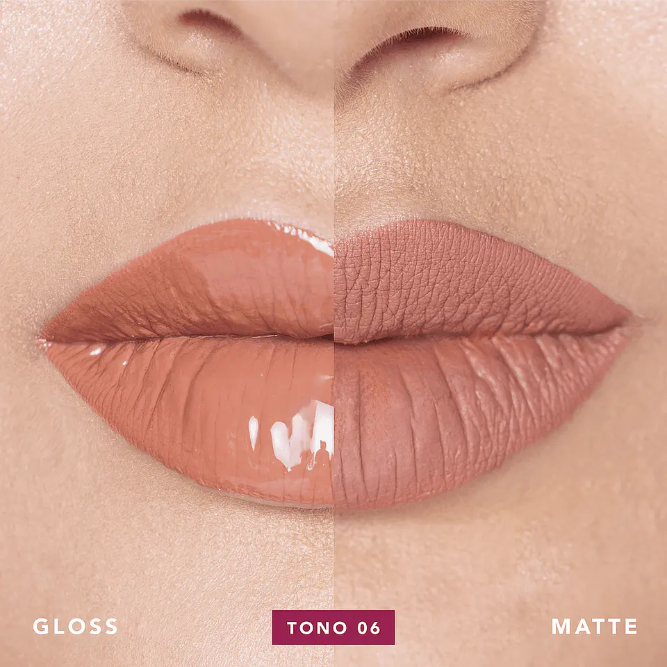 Labial Duo Kiss 2 en 1 Mate & Gloss 6