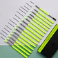 Neon Green 15 Pieces Eye Brush Set - Miniatura 2