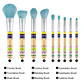 BOHO BAMBOO – Set de 9 Brochas - Miniatura 5