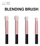 Rose Gold – Set de 4 Brochas para Ojos - Miniatura 5