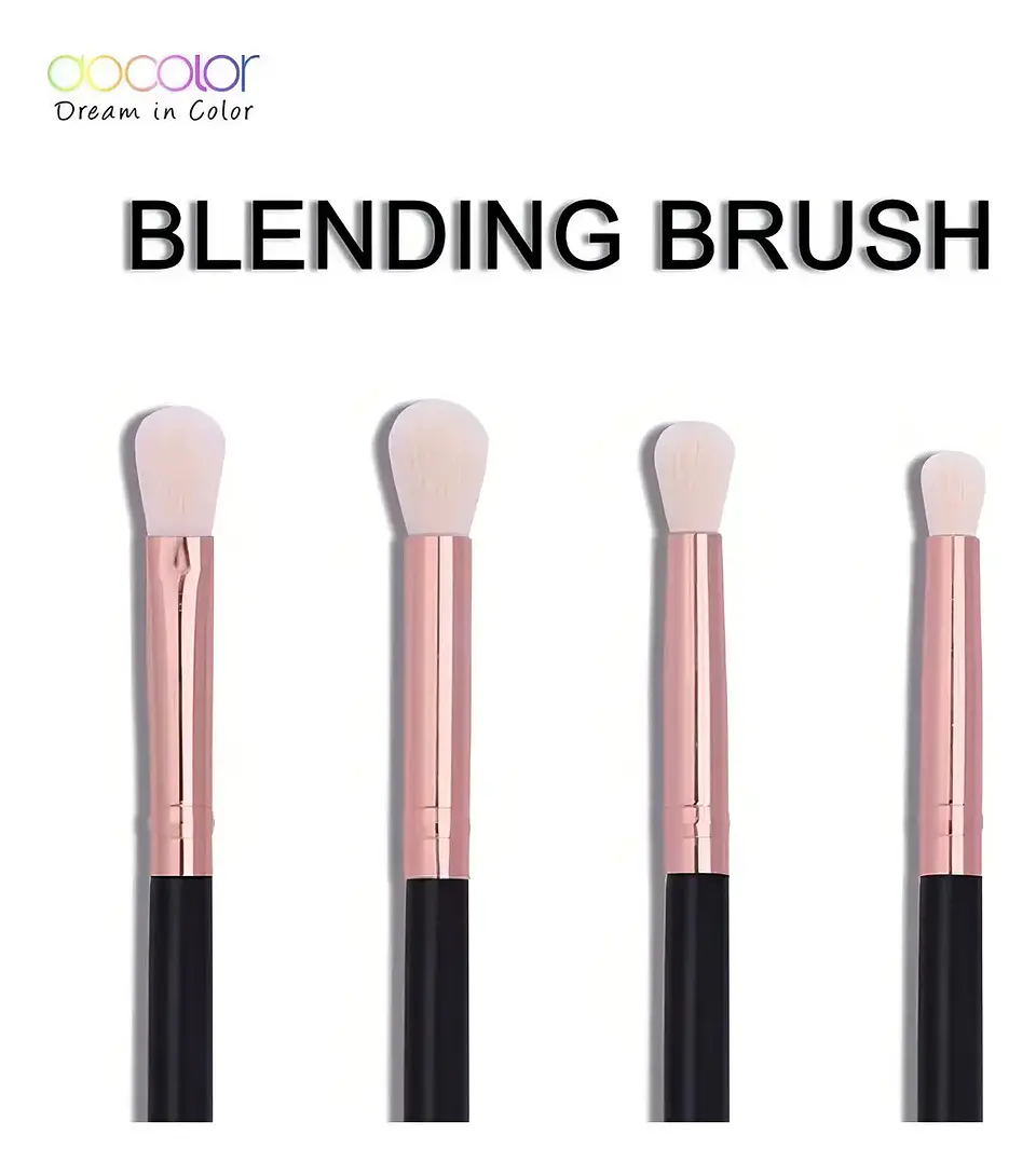 Rose Gold – Set de 4 Brochas para Ojos 5