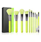 Neon Green – 10 Pieces Makeup Brush Set - Miniatura 3