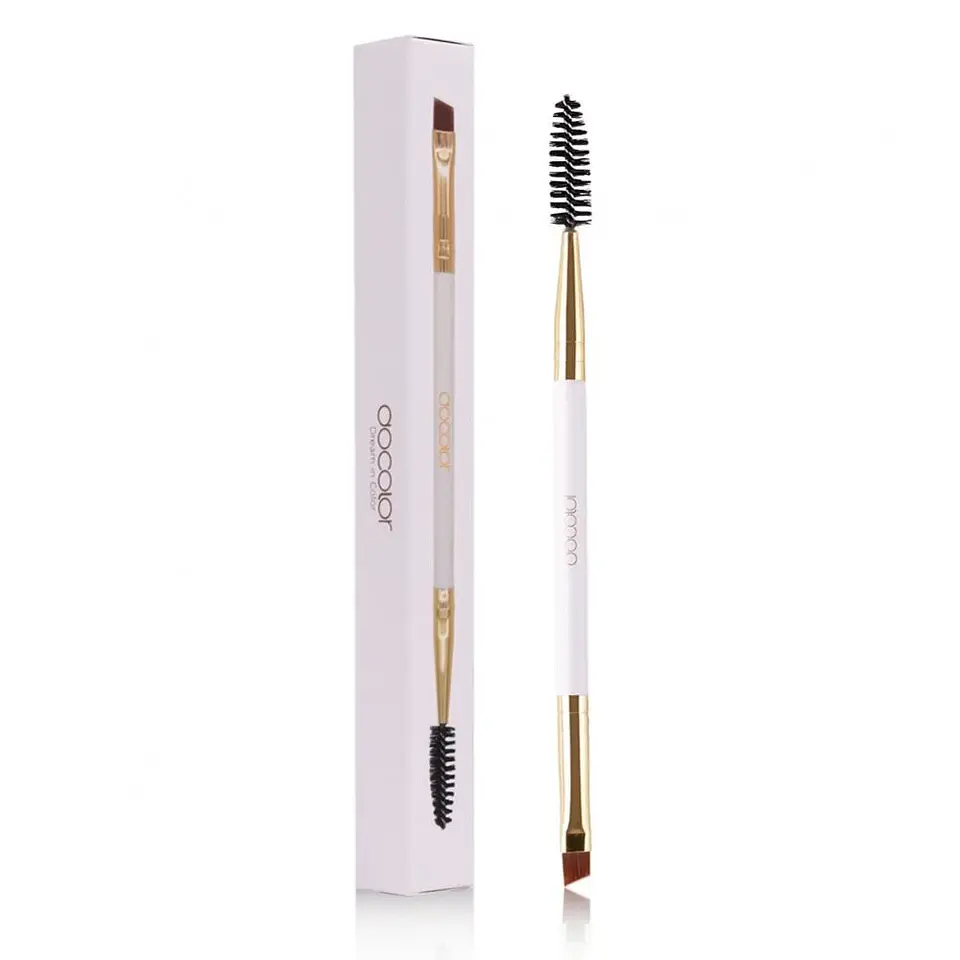 Duo Angled Eyebrow Brush – Brocha Doble para Cejas 5
