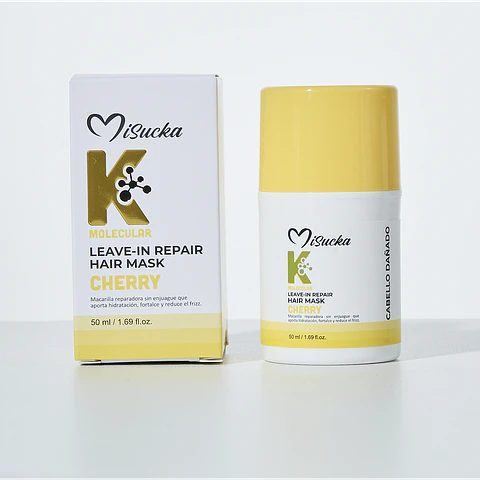 Mascarilla Capilar sin Enjuague Misucka K Molecular Leave-In Repair Hair Mask Cherry – 50 ml