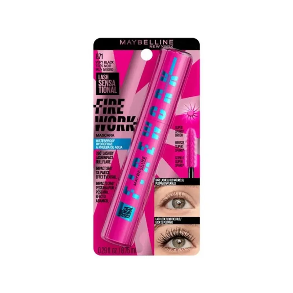 Lash Sensational Firework Waterproof Máscara de Pestañas – Very Black 871 1