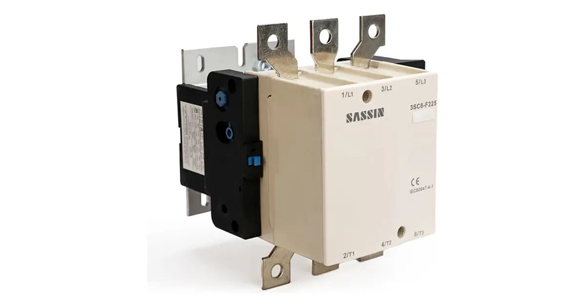 Contactor Trifásico SASSIN 225A Bobina 220V AC