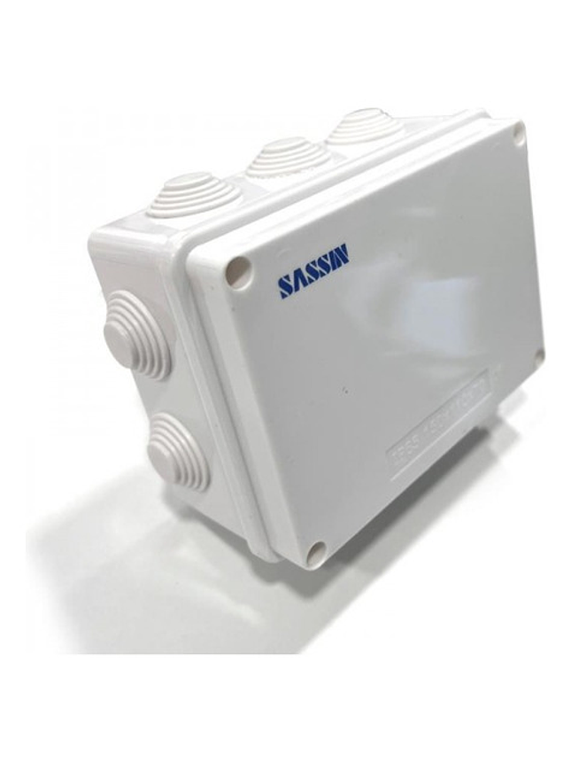 Caja Estanca 150x110x70mm Cuadrada Pvc Con Conos 1