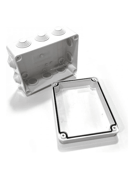 Caja Estanca 150x110x70mm Cuadrada Pvc Con Conos 2