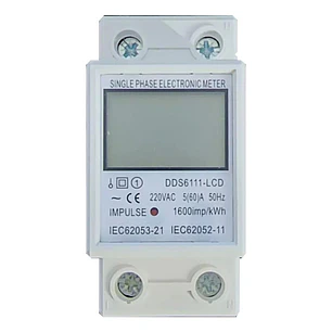 Remarcador Monofásico Digital Riel Din 60a 220v Ip54