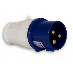 Enchufe Industrial Macho Volante 16a 2p+t 220v Ip44 6h