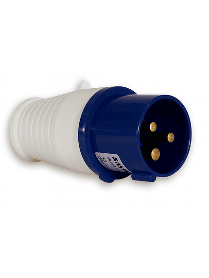 Enchufe Industrial Macho Volante 16a 2p+t 220v Ip44 6h 1