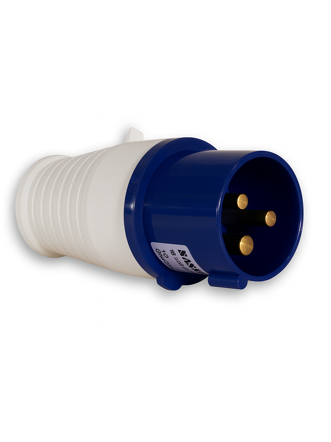 Enchufe Industrial Macho Volante 16a 2p+t 220v Ip44 6h 1