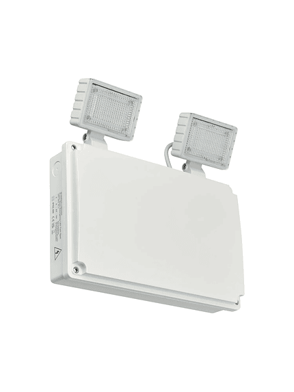 LAMPARA DE EMERGENCIA PHILIPS LUZ FRÍA TWIN SPOT IP65 9W 1