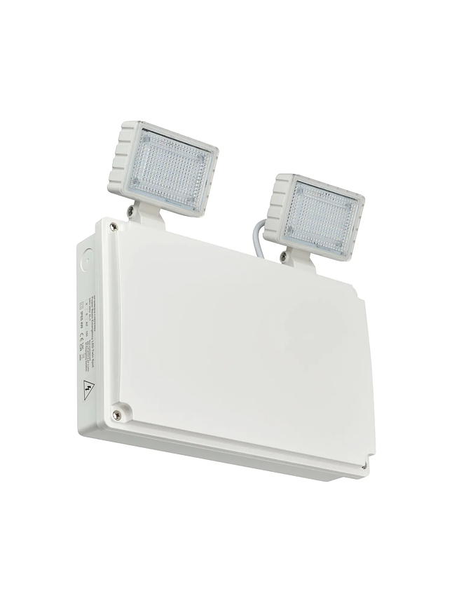 LAMPARA DE EMERGENCIA PHILIPS LUZ FRÍA TWIN SPOT IP65 9W 1