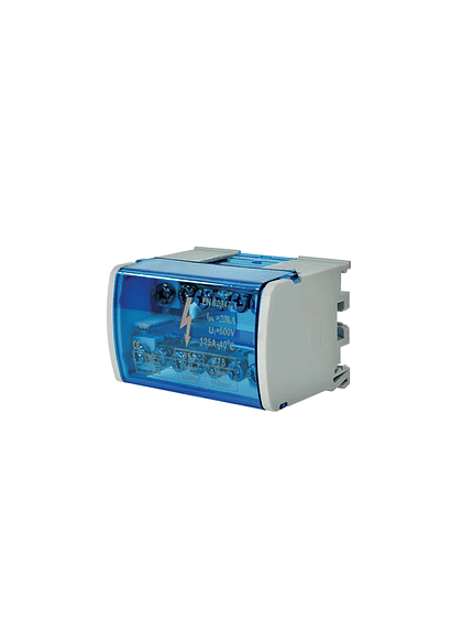 BARRA REPARTIDORA BIPOLAR 7 POLOS 125A LEXO 1