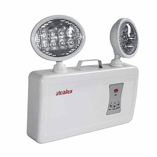 Luz Emergencia 8 Led Dg-8016lp 2 Cabezales Atomlux.