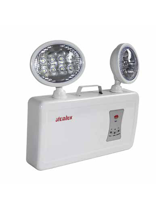 Luz Emergencia 8 Led Dg-8016lp 2 Cabezales Atomlux. 1
