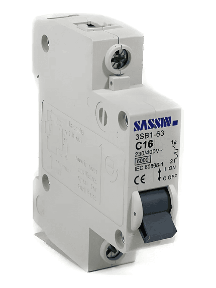 Interruptor Automático 1x10a Curva C C/ruptura 6ka Certificado Sec 1