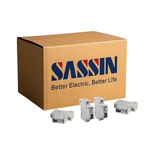 Embalaje Interruptor Automático Riel Din 1X10A 6Ka C Sassin 100Und