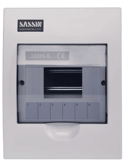 Embalaje Tablero Plástico Embutir De 6 Mod Certificado Sassin 10Und 2