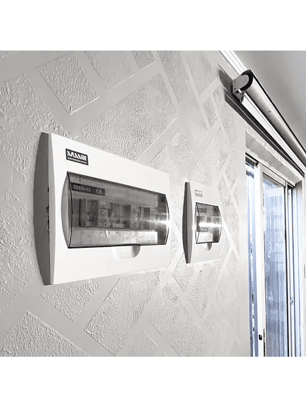 Embalaje Tablero Plástico Embutir De 6 Mod Certificado Sassin 10Und 3