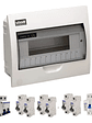Pack Tablero Eléctrico 12 Modulo + Interruptor + Diferencial - Miniatura 1