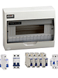 Pack Tablero Eléctrico 12 Modulo + Interruptor + Diferencial - Miniatura 2