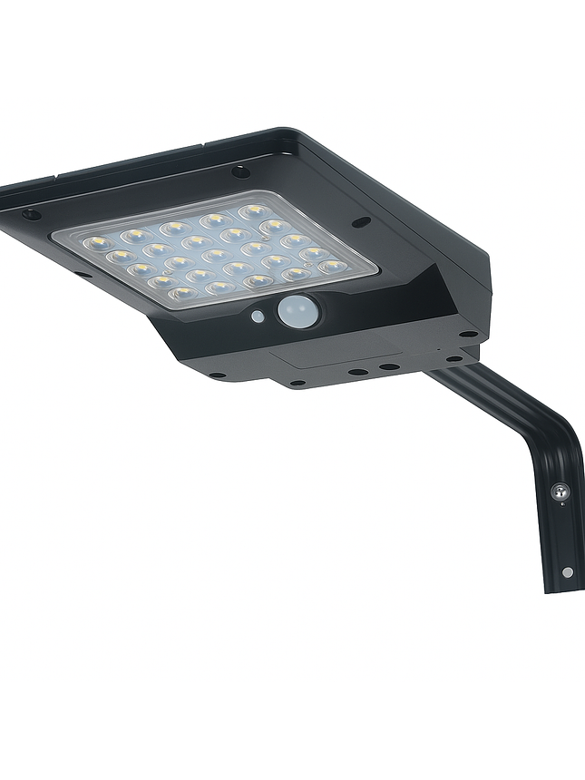 Luminaria Solar 4w Led Con Sensor Luz Fría 400lm Ip65 Ik07 1