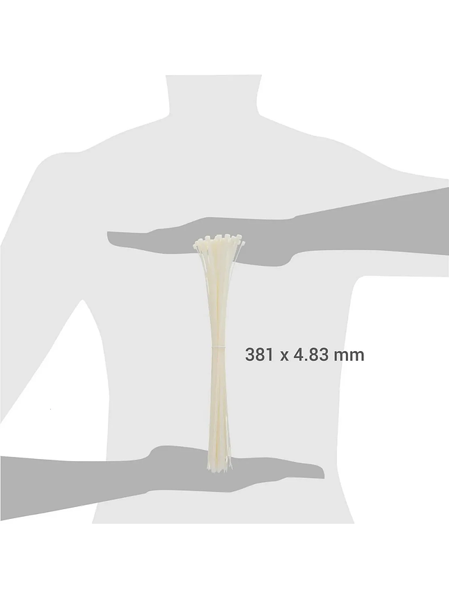 AMARRA CABLES 381X4,83 MM BLANCO 3M BLANCO 5