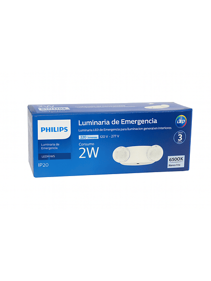 LUMINARIA DE EMERGENCIA LEDR1W5 PHILIPS 1