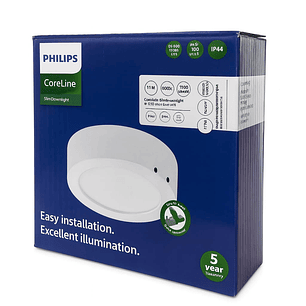 FOCO LED S/P 11W  DN145C LED10S/830 1100LM PSU II WH IP44