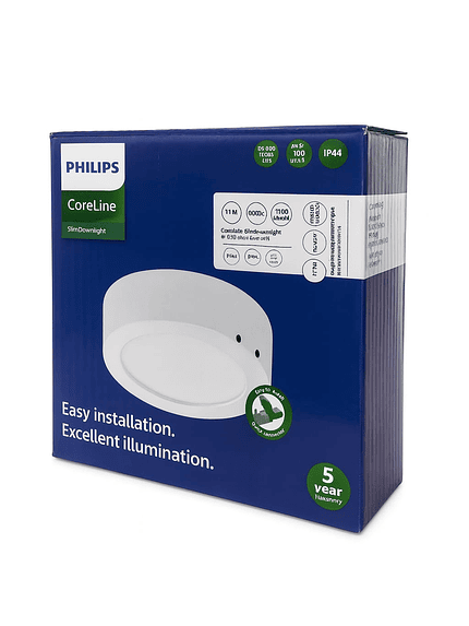 FOCO LED S/P 11W  DN145C LED10S/830 1100LM PSU II WH IP44 1