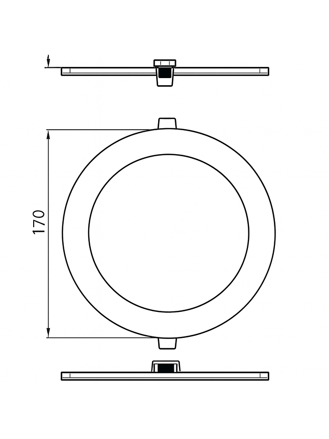 FOCO LED EMB CIRCULAR 12W 6500K 900LM PHILIPS 2