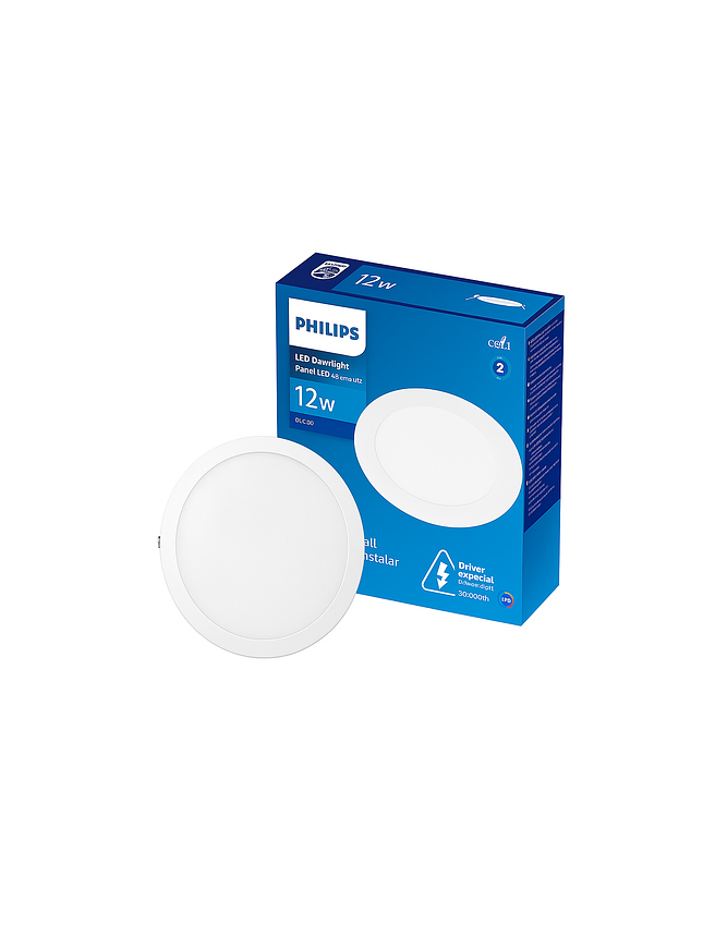 FOCO LED EMB CIRCULAR 12W 6500K 900LM PHILIPS 1