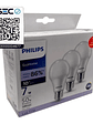 Pack 3 Ampolletas LED Philips 7W E27 Luz Fría 6500K - Miniatura 4