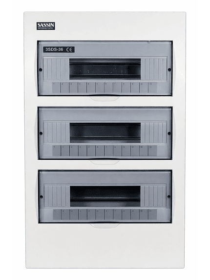 Tablero Plástico Embutir De 36 Circuitos Certificado Sassin 1