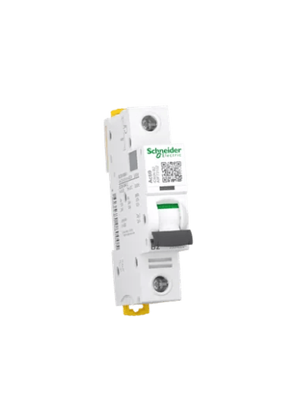 Interruptor termomagnético 1P 2A curva B A9F74102 Scheneider 4