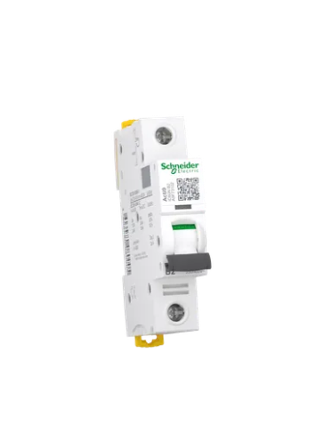 Interruptor termomagnético 1P 2A curva B A9F74102 Scheneider 4