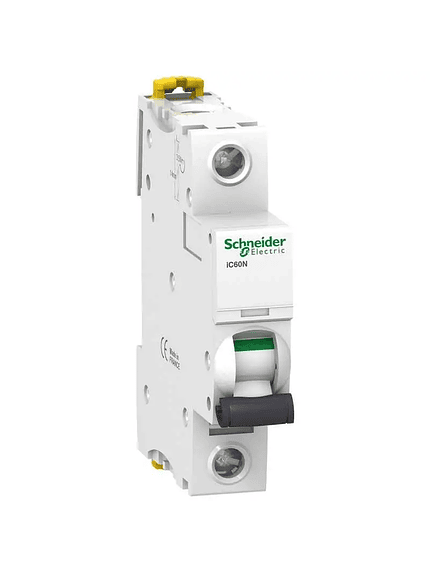 Interruptor termomagnético 1P 6A curva C A9F74102 Scheneider 1