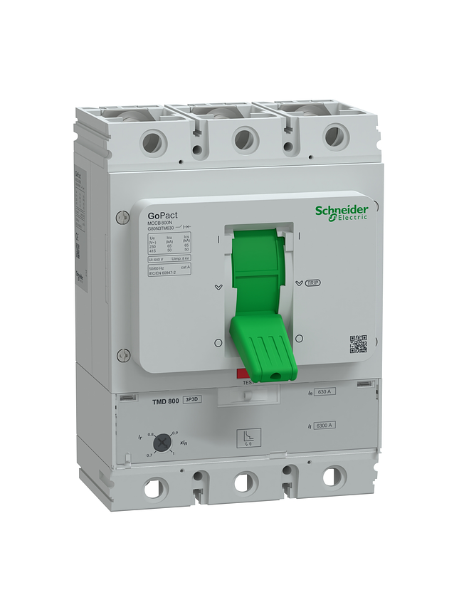 INTERRUPTOR AUTOMÁTICO CAJA MOLDEADA GOPACT 3P 800A 50K 630A 1