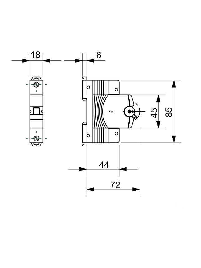 Interruptor Automatico Gewiss 1x20a 10ka Curva C 2