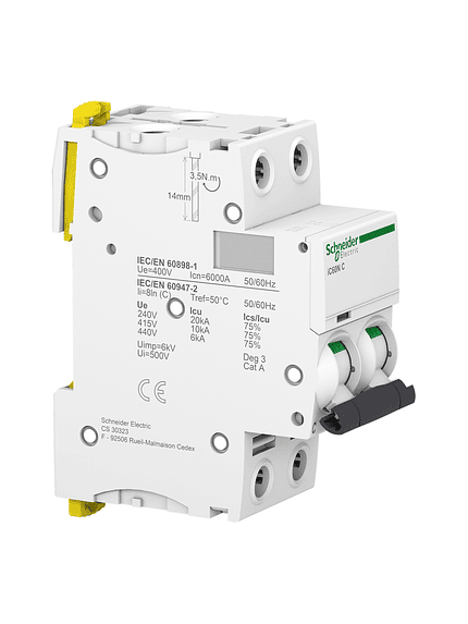 Interruptor Automático IC60N Curva C -Escoja Polos y Amperaje- 20