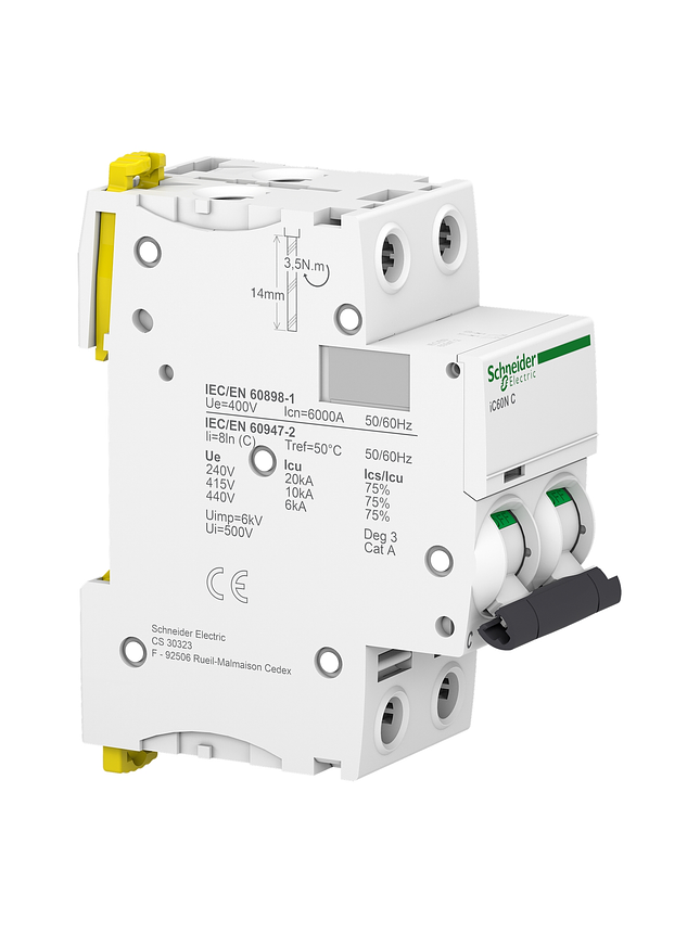 Interruptor Automático IC60N Curva C -Escoja Polos y Amperaje- 20