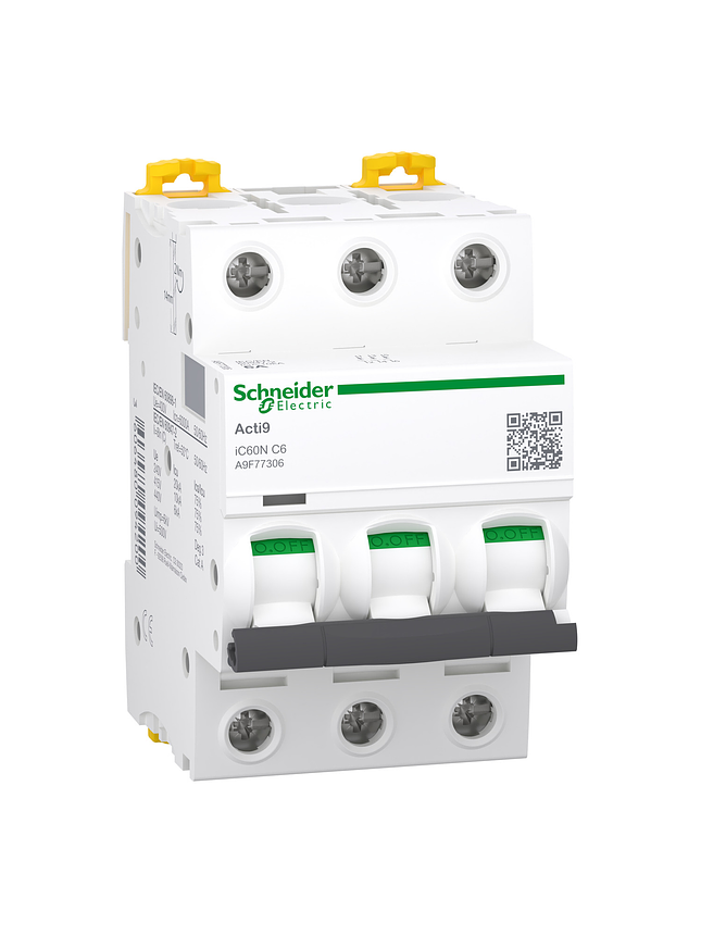 Interruptor Automático IC60N Curva C -Escoja Polos y Amperaje- 22